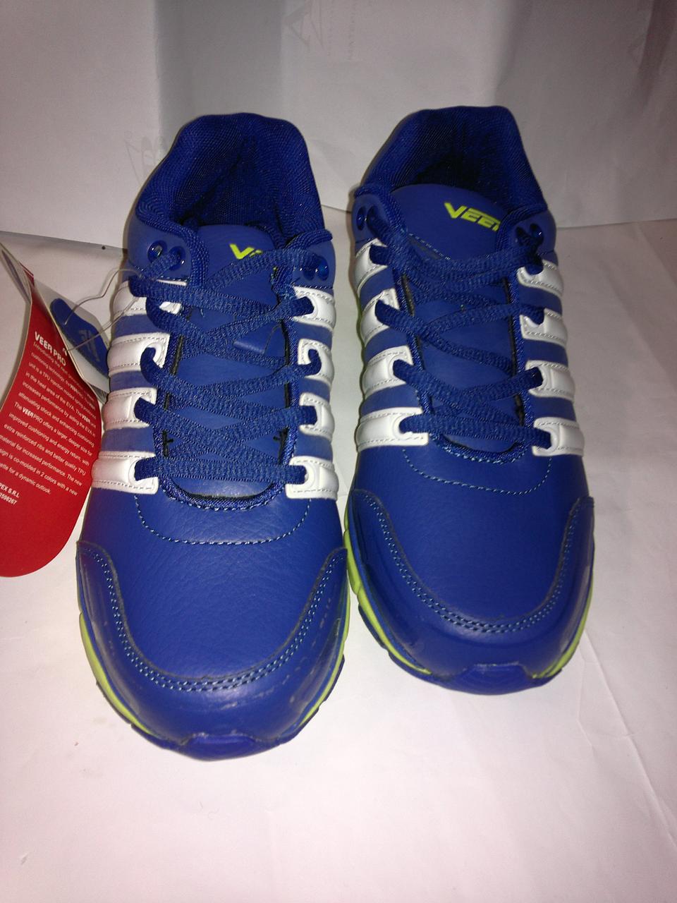 Кроссовки кожаные подростковые синие рр. 37 - 40 - Зображення 7