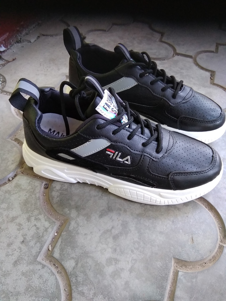 Кроссовки женские, подростковые черные рр. 38 - Зображення 3