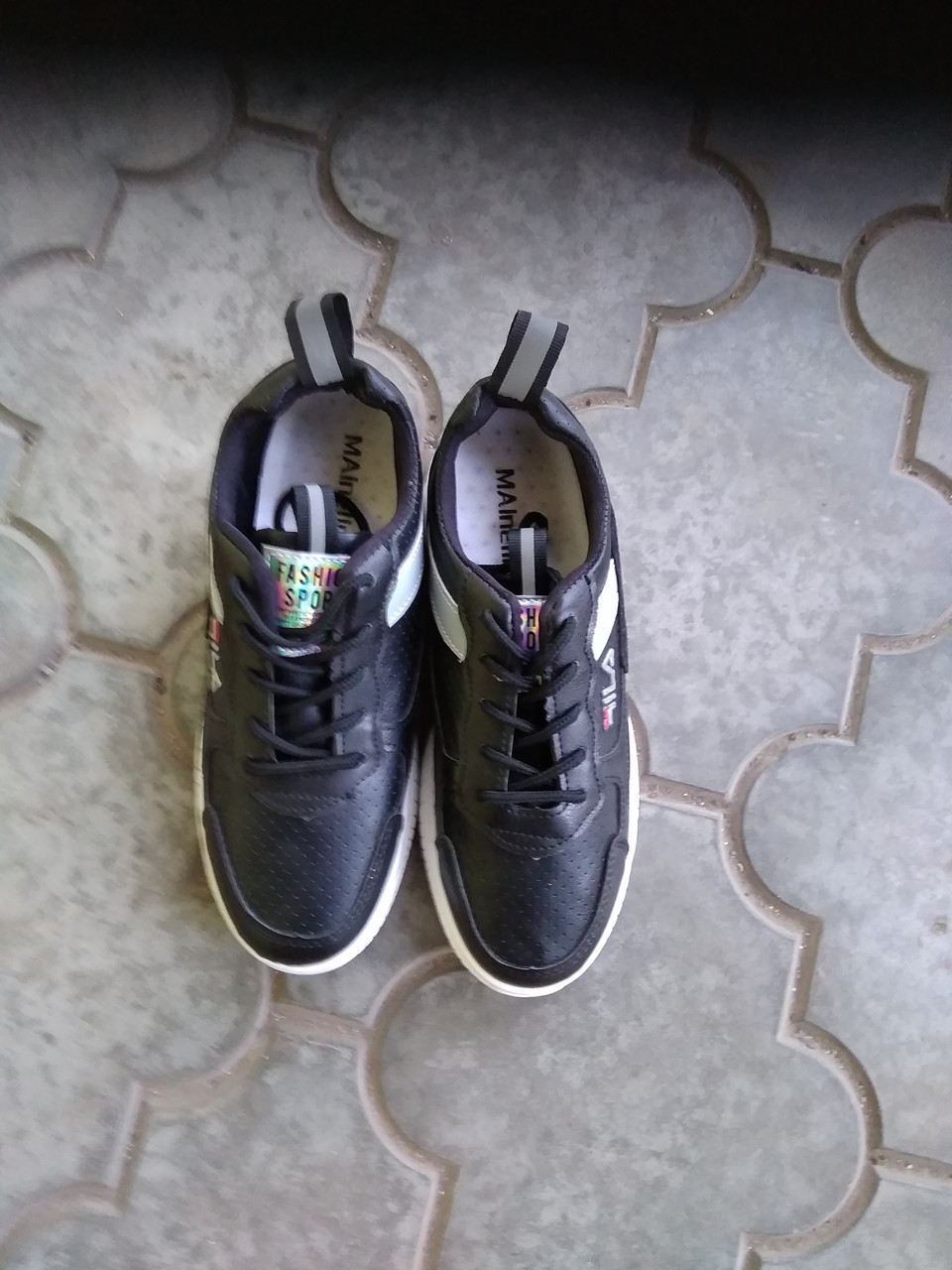 Кроссовки женские, подростковые черные рр. 38 - Зображення 8