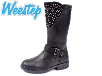 Сапоги кожаные подростковые для девочки на натуральной шерсти Сказка/Weestep рр. 36