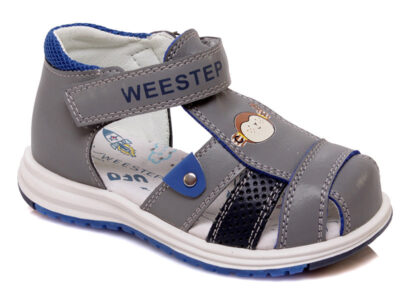 Босоножки, сандали кожаные детские на мальчика Сказка/Weestep рр. 22 - 25