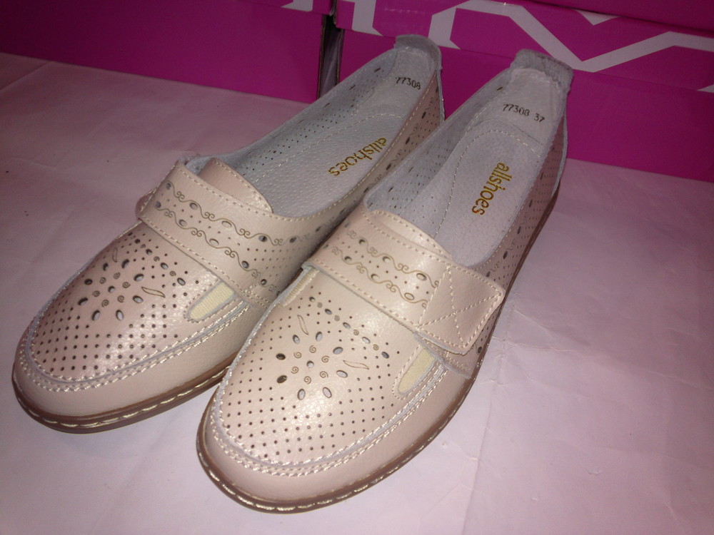 Туфли кожаные женские летние рр. 40 - Зображення 3