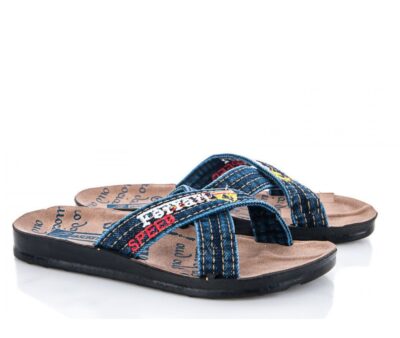 Шлепки для мальчика джинсовые Ok-Shoes рр. 31 - 35